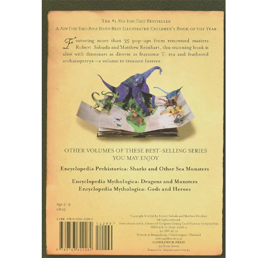 🦖 BULK BUY & SAVE! 📚 3D Prehistoric Dinosaur Encyclopedia - Pop-Up Book with 35 Species, Interactive Learning for Kids' Curiosity 🧠✨