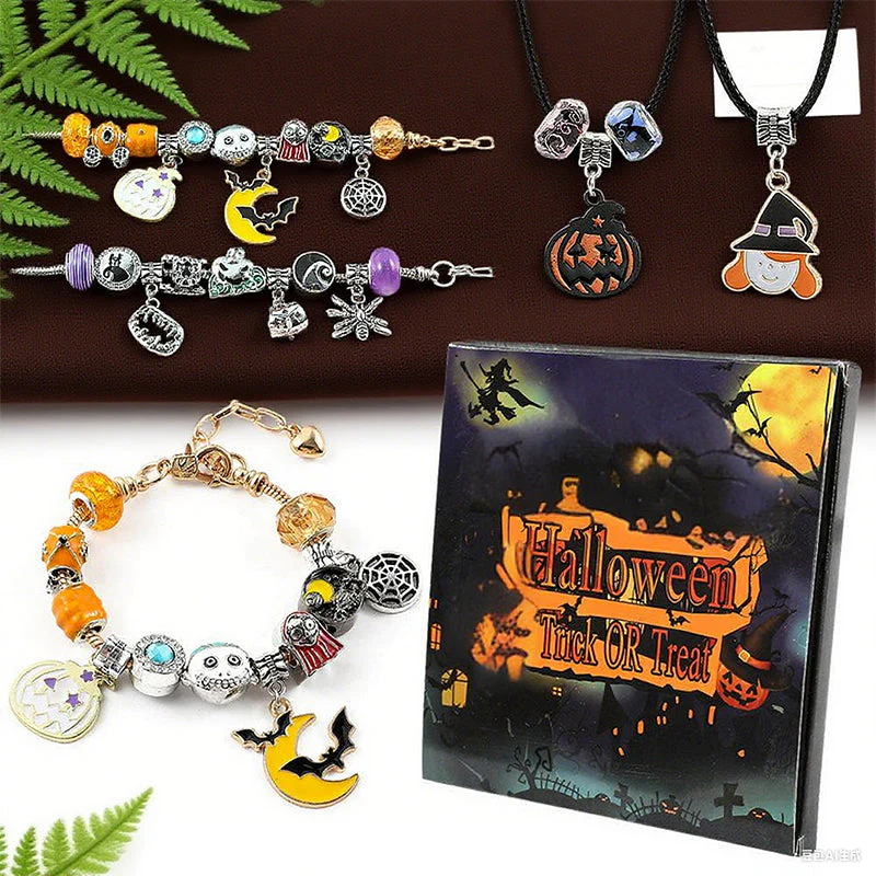 Spooky Halloween Charm Bracelet Kit