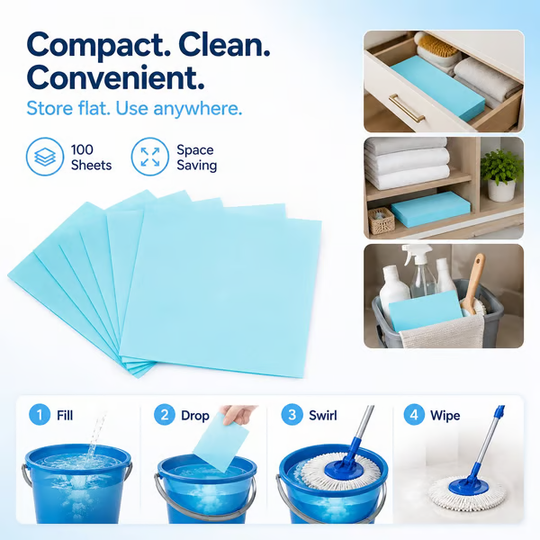 Multi-Surface Deep Cleaning Sheets（1 PACK 100piece）
