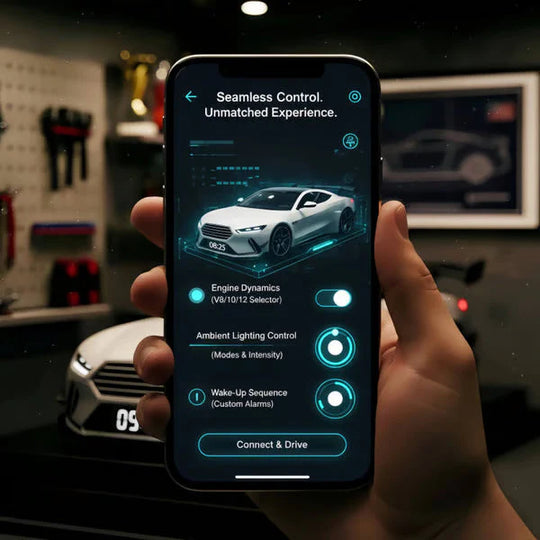 🎊Christmas sale 40% Off🎊Hypercar Alarm Clock 🏎️Realistic Sound & Light Effects