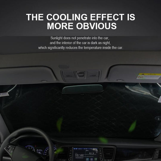 4-Layer Magnetic Windshield Car Cover - Thermal Insulation & Frost Protection with Easy Installation ❄️🔗