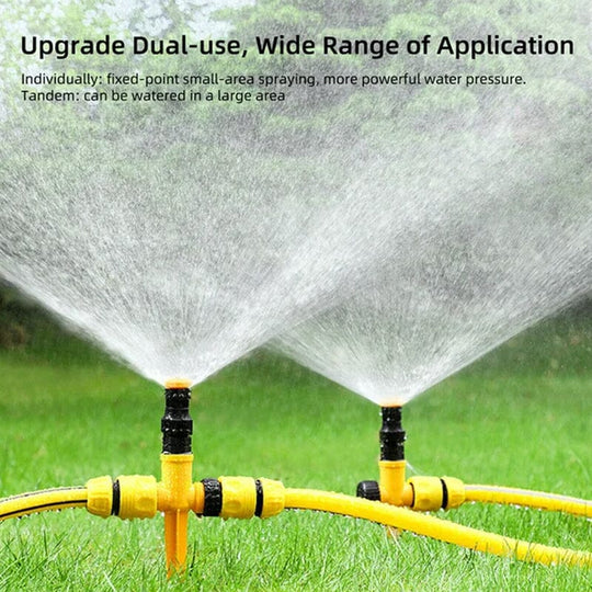 Hot Sale 49% OFF Stainless Steel Rotary Irrigation Tripod Telescopic Support Sprinkler