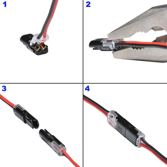 🔥 LAST DAY PROMOTION - 50%OFF 🏆Double-wire Plug-in Connector With Locking Buckle🔩🔒