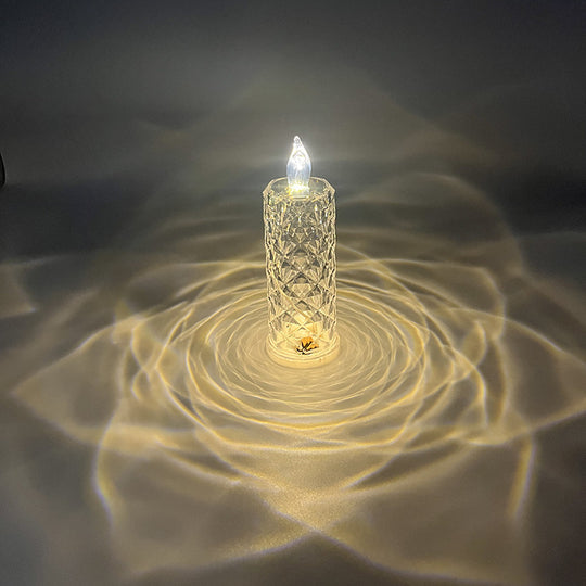 🎁LED Crystal Candle Lights- Romantic Tabletop Night Lights