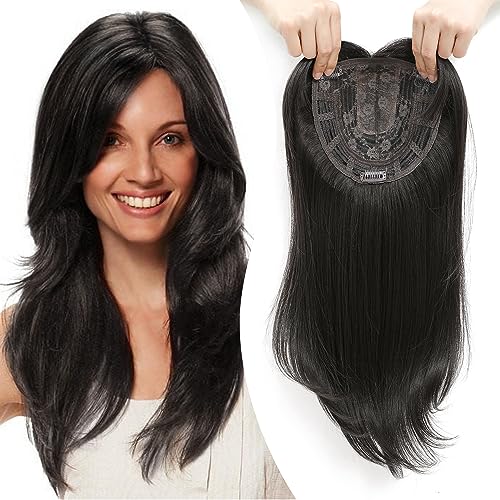 💇‍♀️ Layered Hair Topper with Bangs – Add Volume & Natural Look Instantly 💎✨