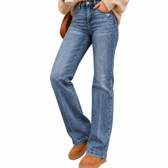 👖 Women's Casual Stretchy High-Waisted Jeans✨