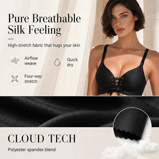 Women’s Seamless Breathable Push-Up Support Bra