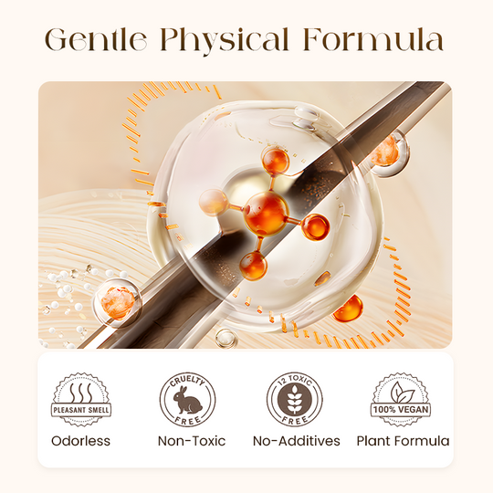 Kaks-ühes mugav juuksevärvi kamm hallidele juustele