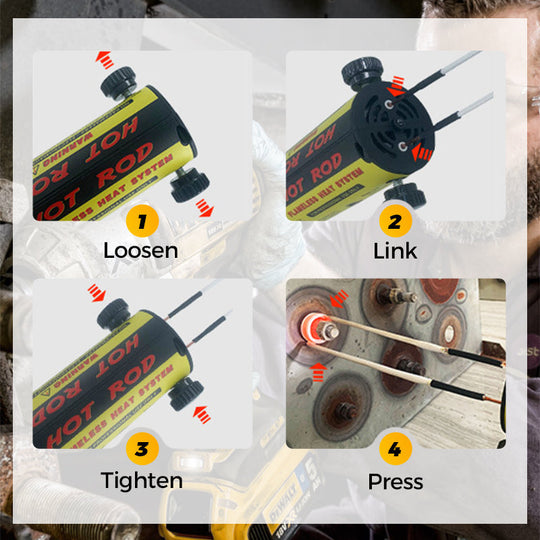 🔥Hot Sale 50% KORTING🔥Magnetische inductieverwarmerset - 1100W inductieverwarmerboutverwijderingsgereedschap