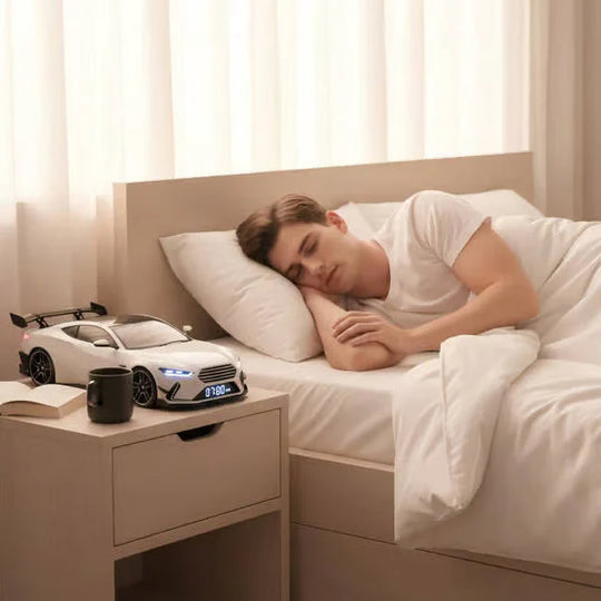 🎊Christmas sale 40% Off🎊Hypercar Alarm Clock 🏎️Realistic Sound & Light Effects