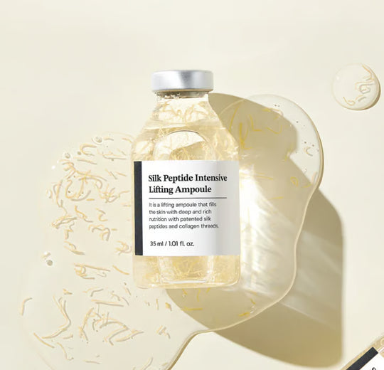 ✨Silk Lifting Peptide Ampoule: Korean Anti-Aging Serum for Wrinkle Care & Plumping