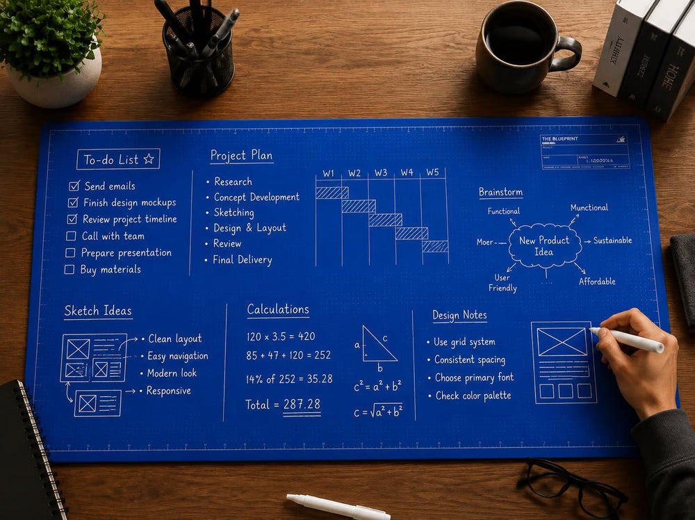 📝✨ 40% OFF TODAY! Turn Your Desk into a Reusable Creative Workspace — Write, Sketch & Plan Without Wasting Paper!