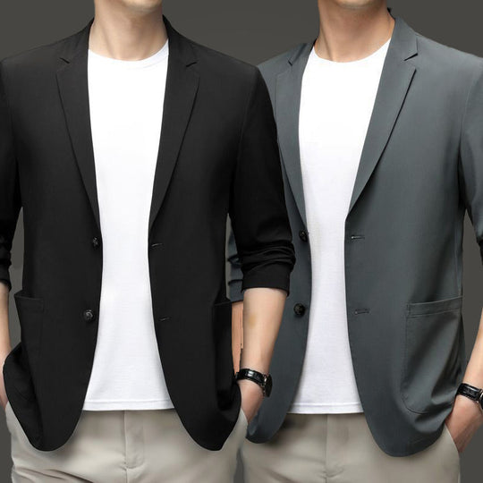 💞50K+ SOLD!👴👔Lightweight Four-Season Blazer – Versatile for all weather. Soft, breathable & easy to wear. Perfect for weddings or Sunday roasts. Look sharp effortlessly. 🥂✨