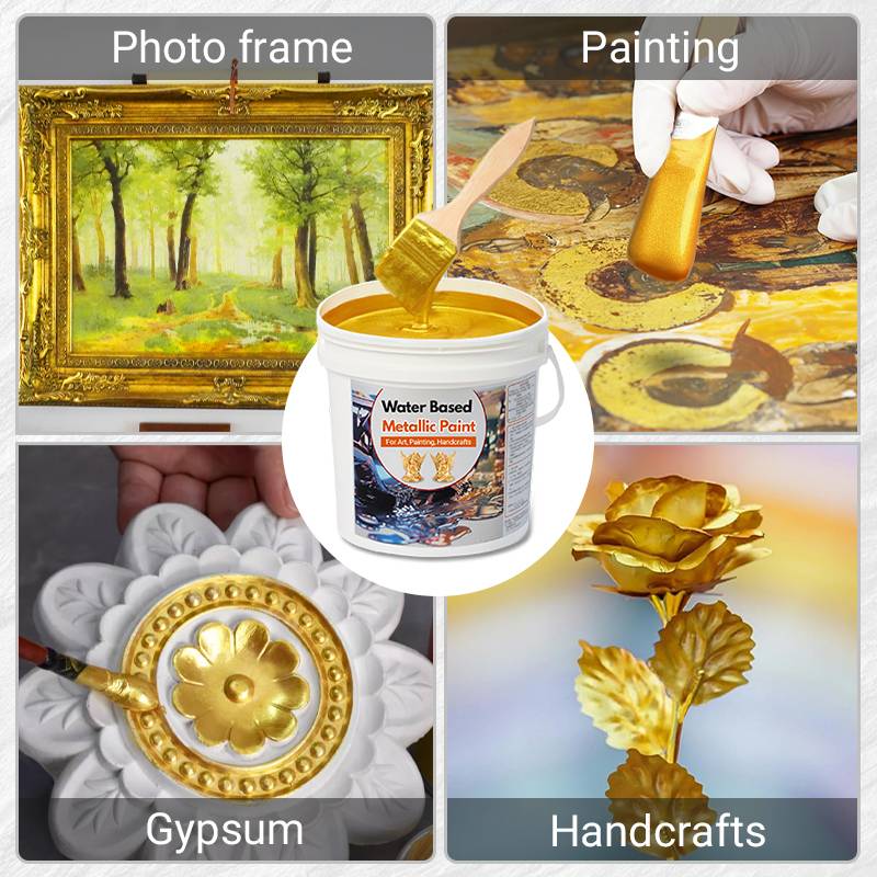 ✨Nuovo arrivo✨Vernice a foglia d'oro a base d'acqua per arte, pittura e artigianato