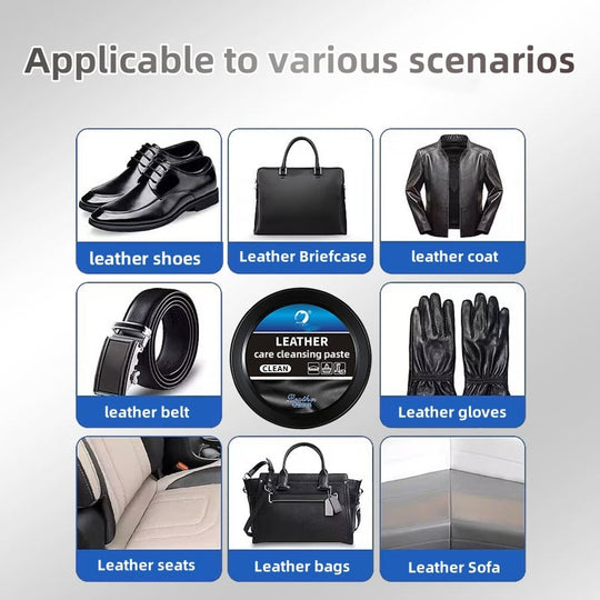 40% OFF🔥Leader cleaning and care cream &Cleaning paste for leather care