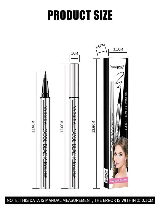 🔈2026 New Year · 40% OFF💜Long Lasting Eyeliner Pen Lightweight Waterproof Vegan Cruelty Free