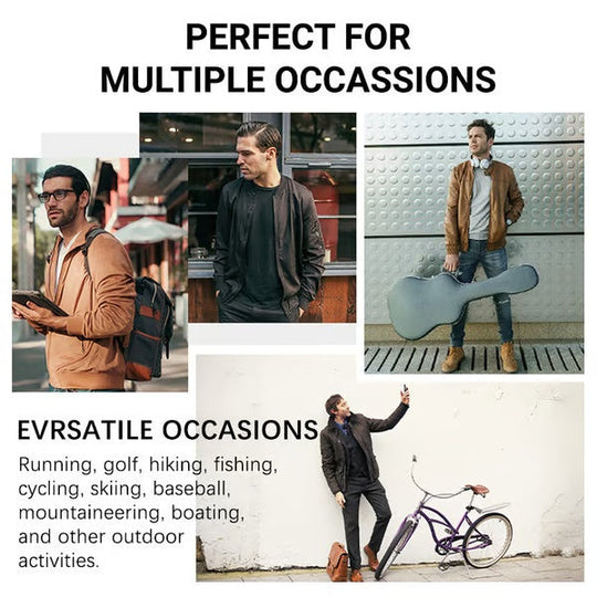 🔥Hot Sale 50% OFF🔥👑Fliwos® Men's Standing Collar Zipper Casual Jacket