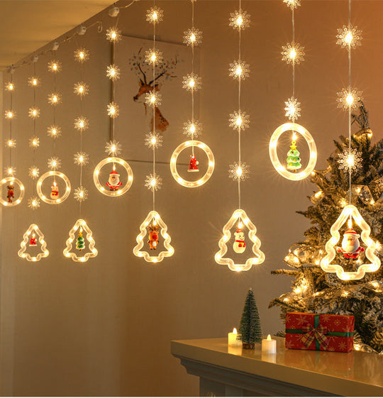 🔥Jualan Krismas🔥🎄Lampu Rentetan LED Krismas Lata Perayaan🎄