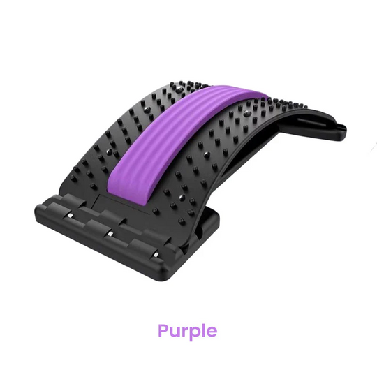 🔥 Magnetic Lumbar Stretcher – Acupressure Massage, Portable Design & Relieves Back Pain 🧘‍♂️✨