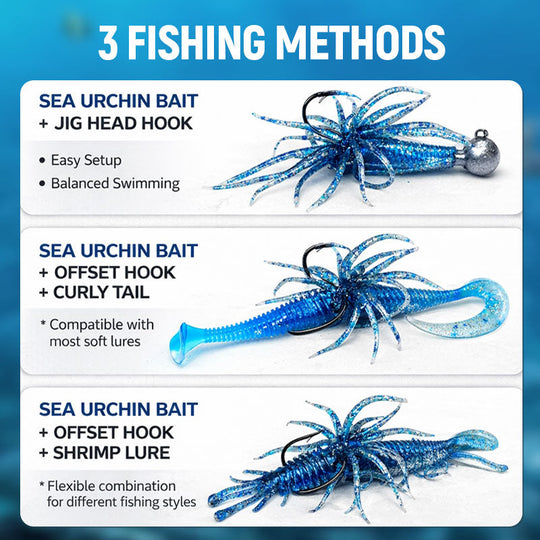 ✨Limited 40% Discount🐟 Bionic Sea Urchin Soft Lure