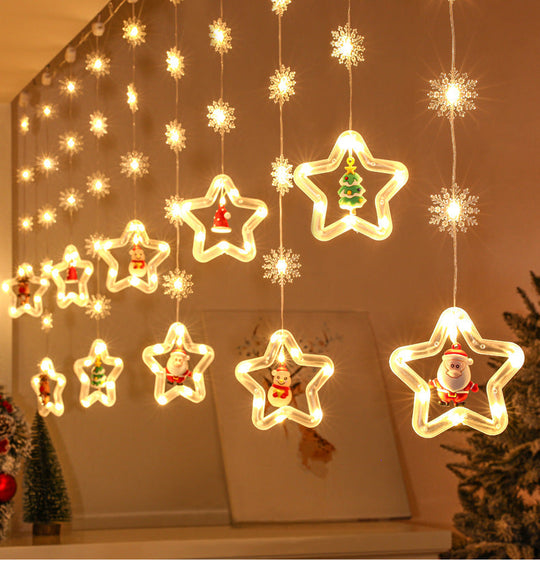 🔥Jualan Krismas🔥🎄Lampu Rentetan LED Krismas Lata Perayaan🎄