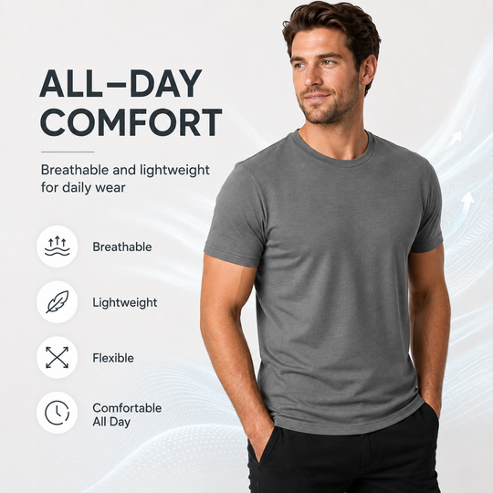 👕 LIMITED-TIME 40% OFF! ✨ Men’s Short Sleeve Crew Neck T-Shirts