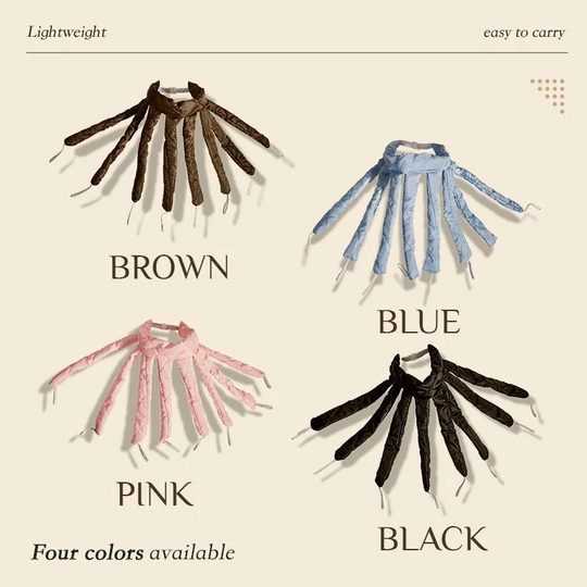 💗Sleep-in hairband Heat-Free Curling Tongs