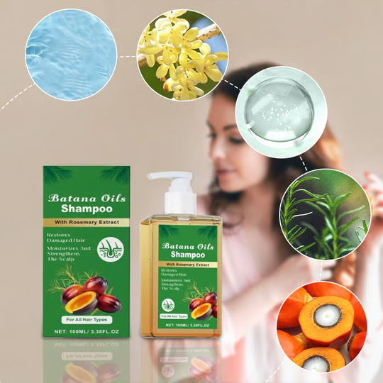 🖤Black Friday Sale:40% OFF🖤Batana Oil Shampoo with Rosemary Extract