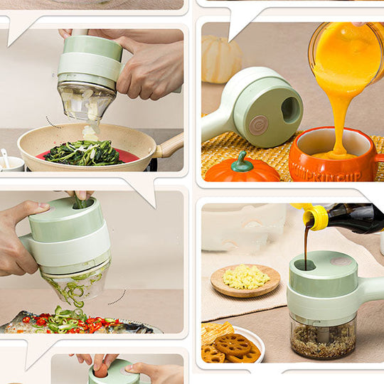 Wireless Food Processor – Cordless, one-touch chop. Perfect for arthritic hands. Kitchen prep made easy⚡🥗