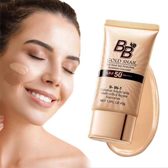 High-coverage waterproof snail BB cream