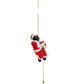 🎄Christmas Promotion 🎁Electric Fireplace Climbing Santa Claus Musical Toys