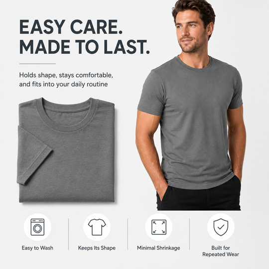 👕 LIMITED-TIME 40% OFF! ✨ Men’s Short Sleeve Crew Neck T-Shirts