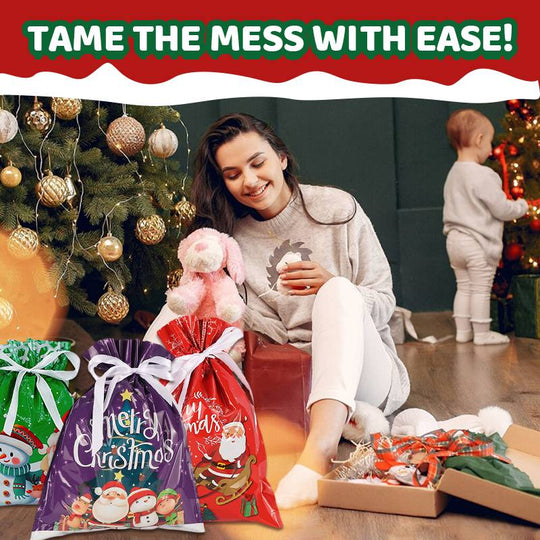 🎅🎁Beg Hadiah Krismas Terbaik Dunia Dengan Tali Serut