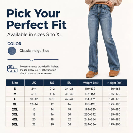 👖 Women's Casual Stretchy High-Waisted Jeans✨