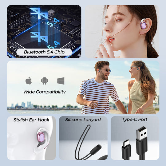 🎧🎅Tidlige juleudsalg - 50% RABAT🔥AI-stemmeoversættelse Bluetooth-øretelefoner