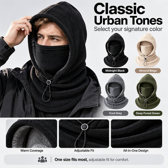 Thermal Balaclava Face Mask with Drawstring