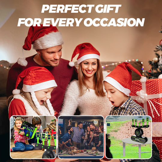 🎅Saldi di Natale - 50% di sconto🎄Set di tiro al bersaglio per bambini, pistola giocattolo