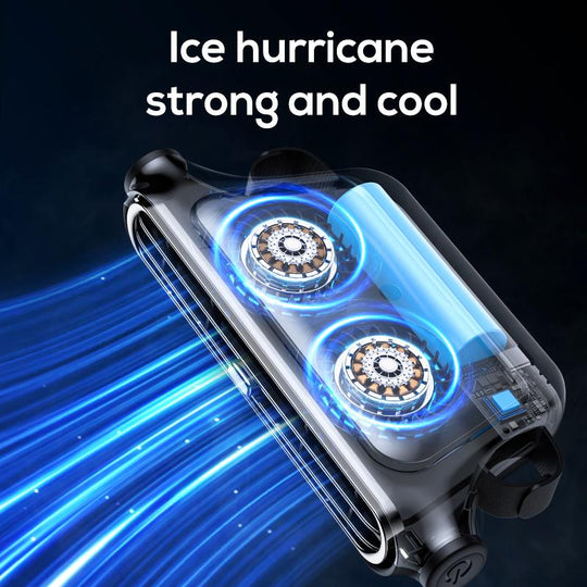 BreezGo™ Car Seat Fan 🌬️ – 3-Speed Rechargeable Clip-On Fan with 3000mAh Battery 🔋 | USB-C Charging ⚡ for Cars 🚗, Golf Buggies 🛺 & Campervans 🏕️