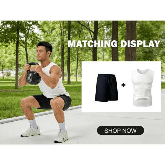 Men's  Wide Strap Ribbed Tank Top