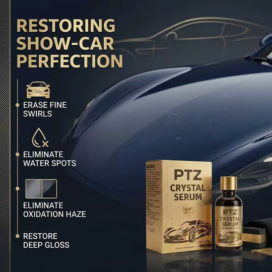 Crystal Serum – 9h Professional Ceramic Coating For Car Paint, Gloss & Protection