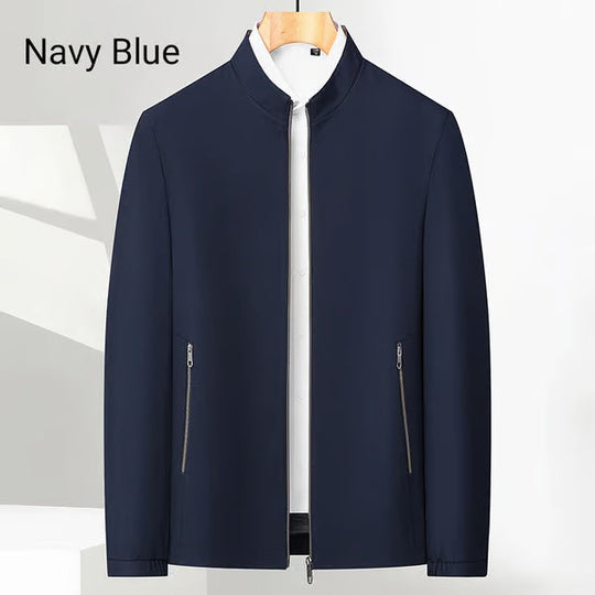 🔥Hot Sale 50% OFF🔥👑Fliwos® Men's Standing Collar Zipper Casual Jacket