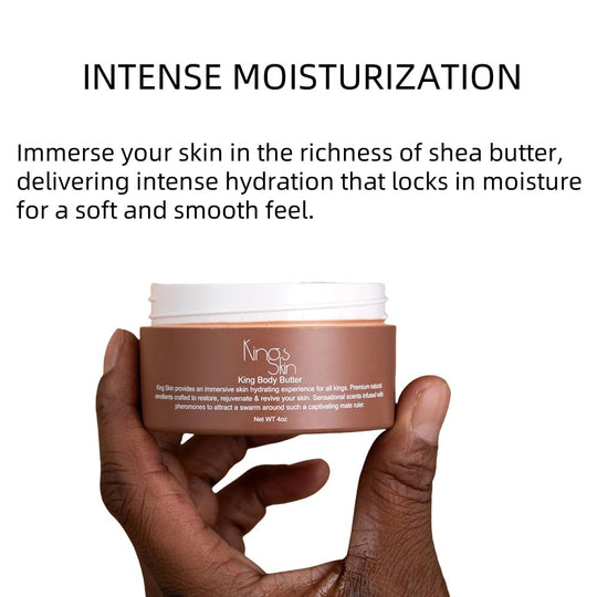 🏆Flash Sale⚡ 50K+ SOLD! Almost Gone💥Crowned Skin King Cologned Body Butter - Warm & Sensual Signature Scent