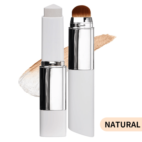 🎉BUY 1 GET 1 FREE🎉[OFFICIAL PRODUCT] Cover Cream Stick V w/ Detachable Brush - Korean Skin Care Color-Changing Foundation Stick with Collagen Capsules