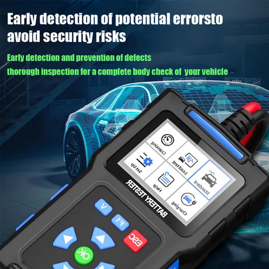 🎁2025 Hot Sale 50% OFF💥BT100 Car Battery Tester 12V Load Tester