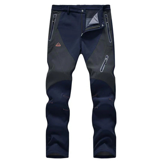 🏆LAST DAY SALE 50% OFF!!🔥Men's Waterproof Winter Trousers with Fleece Lining Cargo Pants