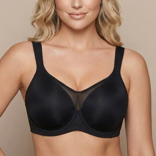 Women's Elegant Sheer Full Coverage Plus Size Bra