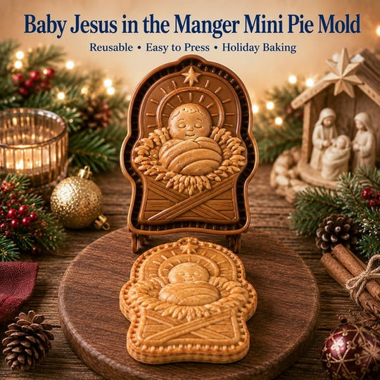 🔥HOT SALE 49% OFF🥧✨ Faith & Nativity Christmas Mini Pie Mold Collection