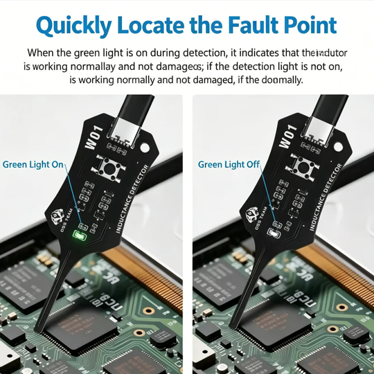 💞50K+ SOLD!💡⚙️ 40% OFF! In-Circuit Inductor Tester – One-button simplicity, clear indicator. Non-contact, rapid diagnosis. A must-have for electronics repair. 📟🕊️
