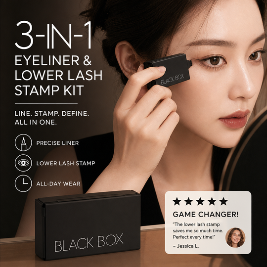 2026 New Arrival3-in-1 Eyeliner and Lower Lash Stamp Kit