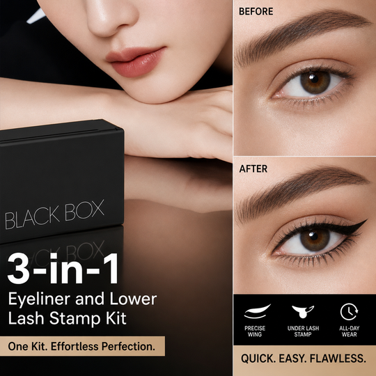 2026 New Arrival3-in-1 Eyeliner and Lower Lash Stamp Kit